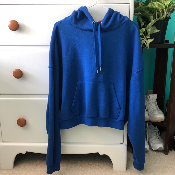 H&M Tops - H&M Royal Blue Hoodie Sweatshirt